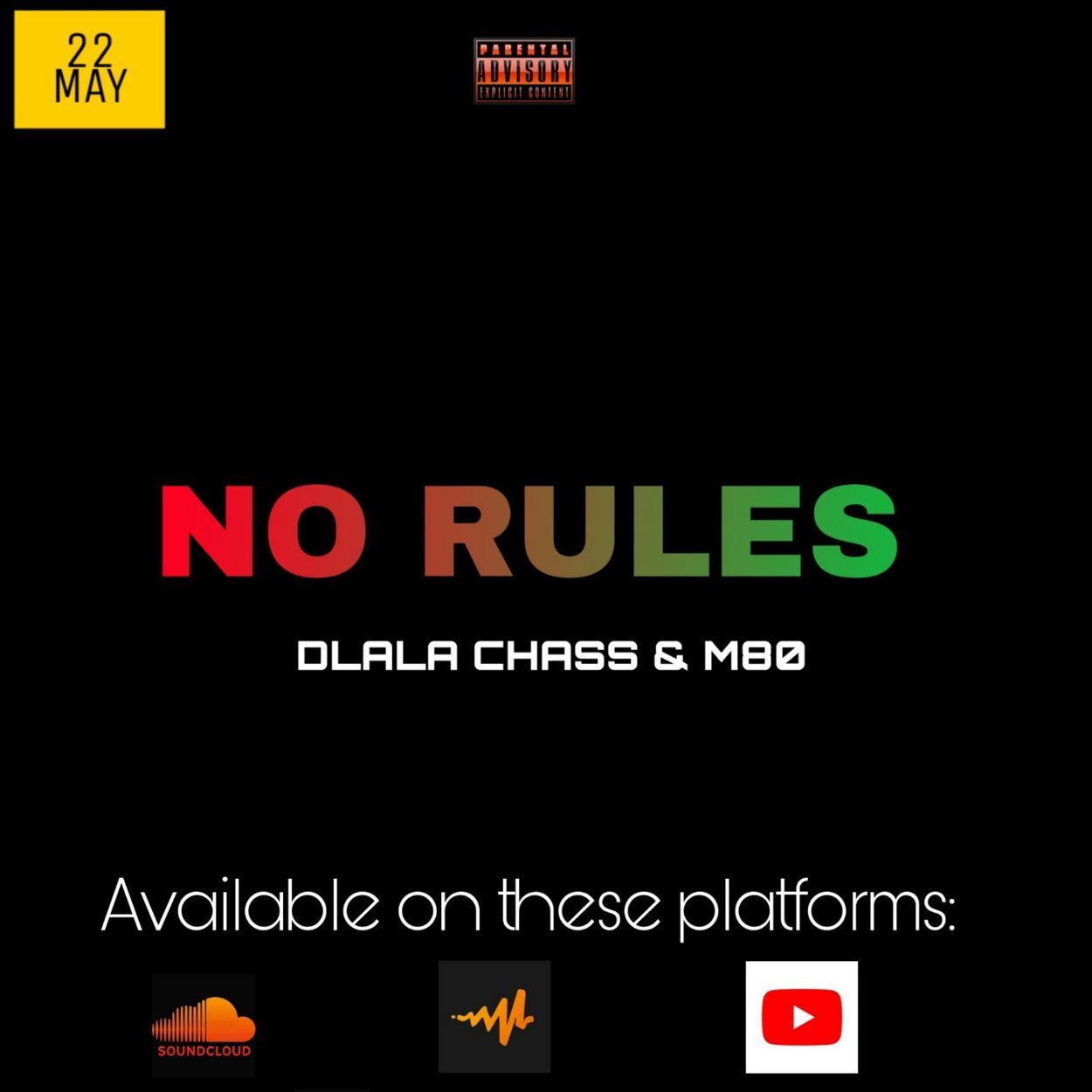 Dlala Chass & M80 - No Rules (Gqomu Mix)